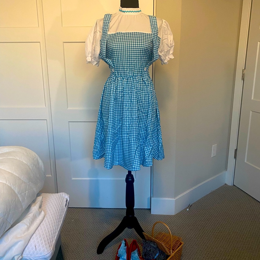 Wizard of Oz Dorothy Halloween Costume Adult Size L